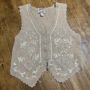 Heirloom Collectibles Vintage Vest Large